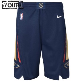 New Orleans Pelicans Shortsit Nike 2022-23 Icon Edition Swingman - Lasten